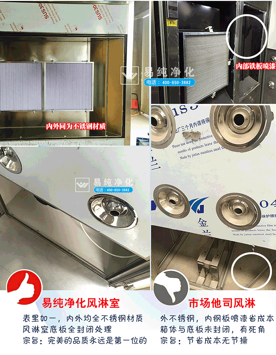 易純凈化品牌風(fēng)淋室VS市場普通廉價風(fēng)淋室對比4.gif